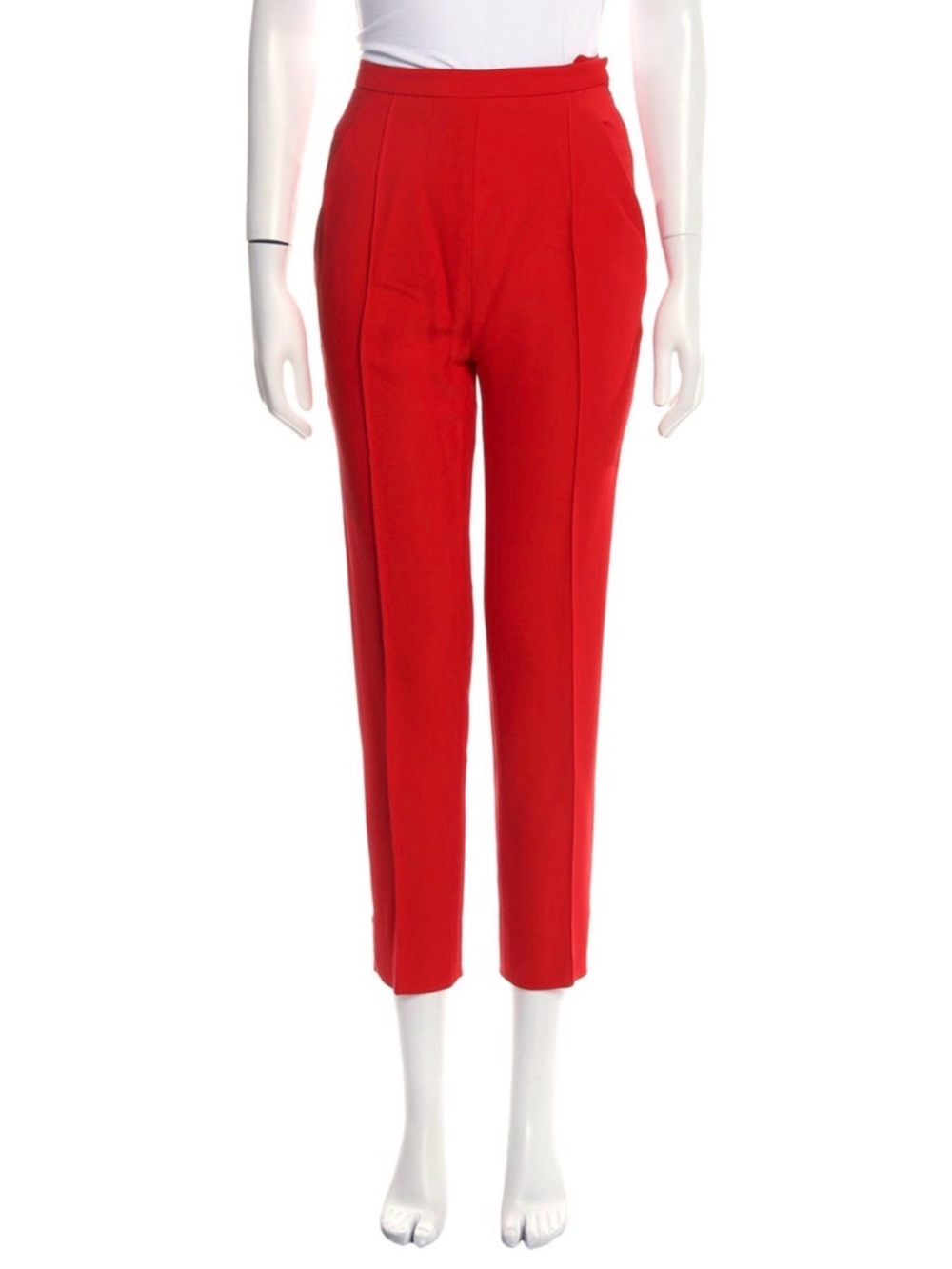 KHAITE Straight-Leg Cropped Pants